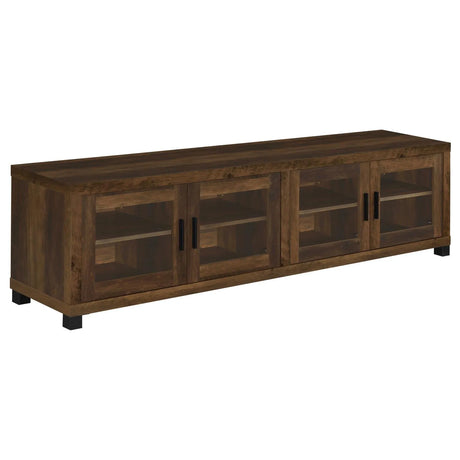 Sachin Rectangular TV Console with Glass Doors by Coaster at Eve Furniture