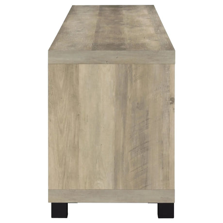 Sachin Rectangular TV Console with Glass Doors by Coaster at Eve Furniture