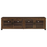 Sachin Rectangular TV Console with Glass Doors by Coaster at Eve Furniture