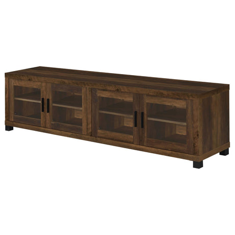 Sachin Rectangular TV Console with Glass Doors by Coaster at Eve Furniture