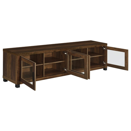 Sachin Rectangular TV Console with Glass Doors by Coaster at Eve Furniture