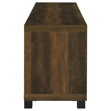 Sachin Rectangular TV Console with Glass Doors by Coaster at Eve Furniture