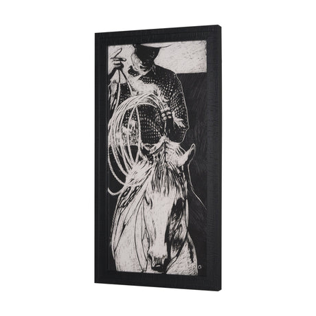 Saddled Up II by Mercana Studio a Hand Embellished Framed Art Print by Mercana at Eve Furniture