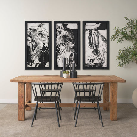 Saddled Up II by Mercana Studio a Hand Embellished Framed Art Print by Mercana at Eve Furniture