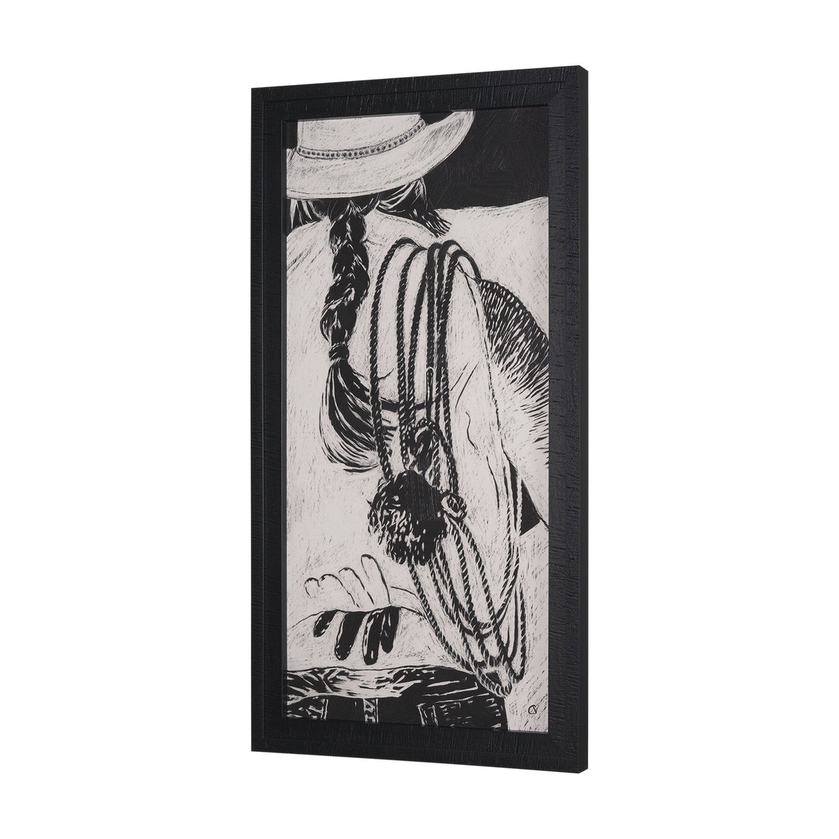 Saddled Up III by Mercana Studio a Hand Embellished Framed Art Print by Mercana at Eve Furniture