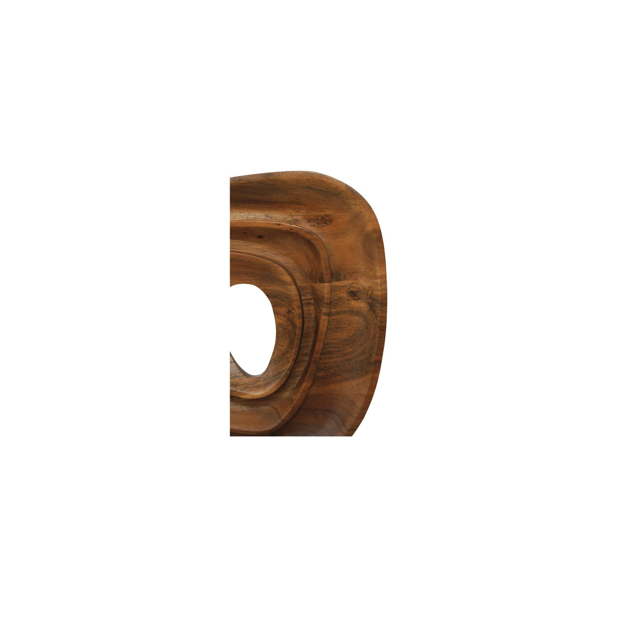 Saddler Natural Acacia Sculpture by MOES at Eve Furniture