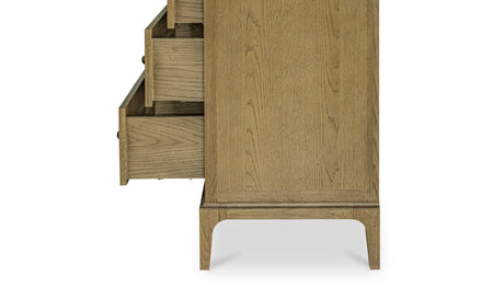 Sadie 9 Drawer Dresser Brown by Moe's Home at Eve Furniture