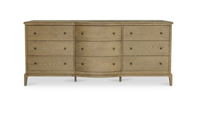 Sadie 9 Drawer Dresser Brown by Moe's Home at Eve Furniture