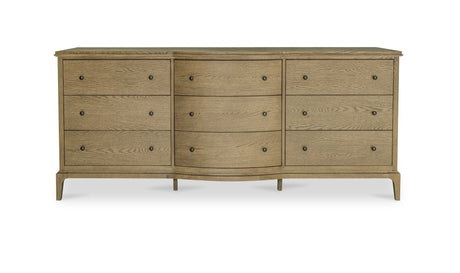 Sadie 9 Drawer Dresser Brown by Moe's Home at Eve Furniture