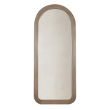 Sadie Ash Wood Floor Mirror by Diamond Sofa at Eve Furniture