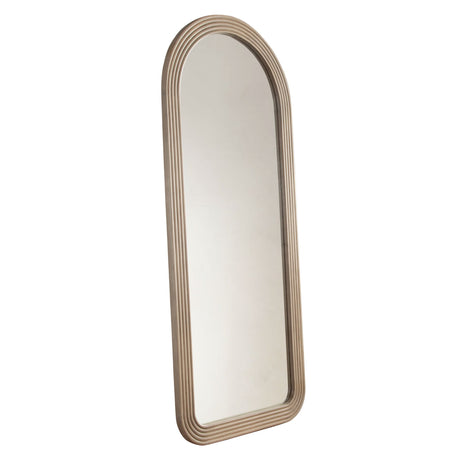 Sadie Ash Wood Floor Mirror by Diamond Sofa at Eve Furniture