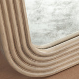 Sadie Ash Wood Floor Mirror by Diamond Sofa at Eve Furniture