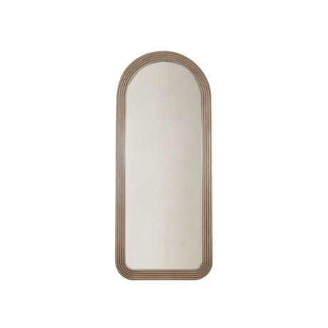 Sadie Ash Wood Floor Mirror by Diamond Sofa at Eve Furniture