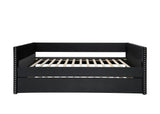 Sadie Black Velvet Twin Daybed by Crown Mark at Eve Furniture