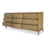 Sadie Brown 9 Drawer Dresser by Moe's Home at Eve Furniture