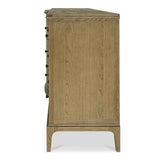 Sadie Brown 9 Drawer Dresser by Moe's Home at Eve Furniture