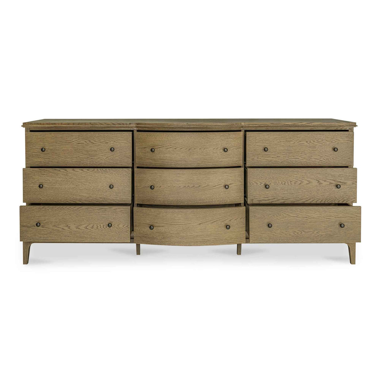 Sadie Brown 9 Drawer Dresser by Moe's Home at Eve Furniture
