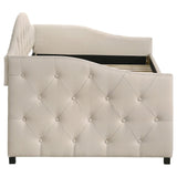 Sadie Upholstered Twin Daybed with Trundle