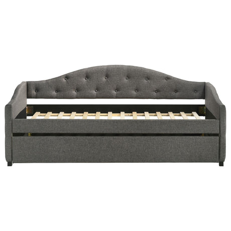 Sadie Upholstered Twin Daybed with Trundle by Coaster at Eve Furniture