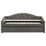 Sadie Upholstered Twin Daybed with Trundle by Coaster at Eve Furniture