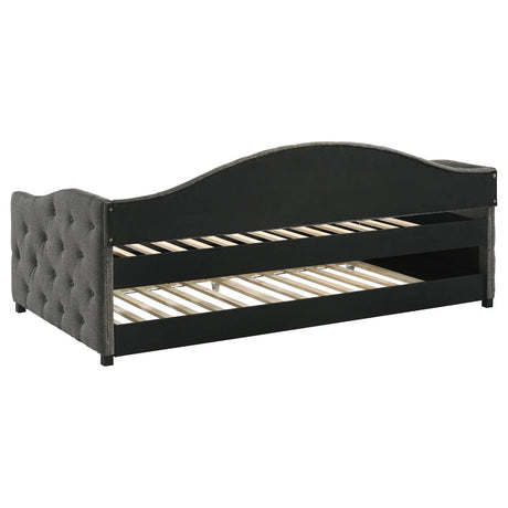 Sadie Upholstered Twin Daybed with Trundle by Coaster at Eve Furniture