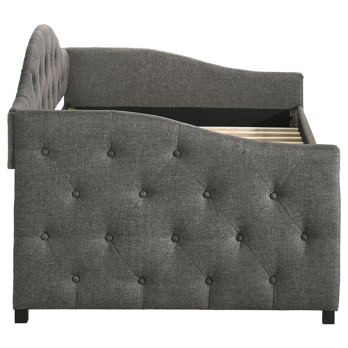 Sadie Upholstered Twin Daybed with Trundle by Coaster at Eve Furniture