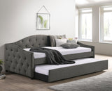 Sadie Upholstered Twin Daybed with Trundle by Coaster at Eve Furniture