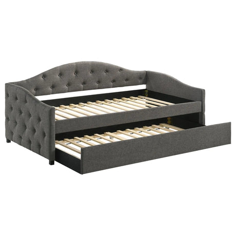Sadie Upholstered Twin Daybed with Trundle by Coaster at Eve Furniture