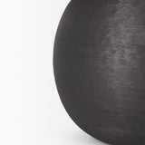 Sadiyah Black Brushed Metal w/ Beige Shade Table Lamp by Mercana at Eve Furniture