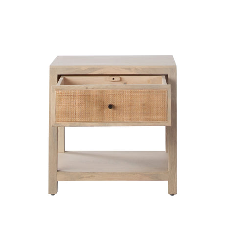 Sadler Natural Wood Nightstand by Diamond Sofa at Eve Furniture