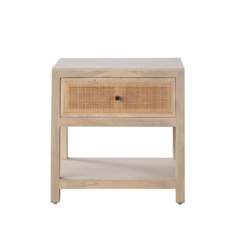 Sadler Natural Wood Nightstand by Diamond Sofa at Eve Furniture
