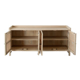 Sadler Natural Wood Sideboard by Diamond Sofa at Eve Furniture