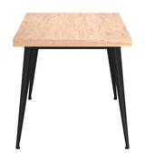 Saelen Natural Dining Table by Zuomod at Eve Furniture