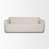 Saga Cream Fabric 3 Seater Sofa by Mercana at Eve Furniture