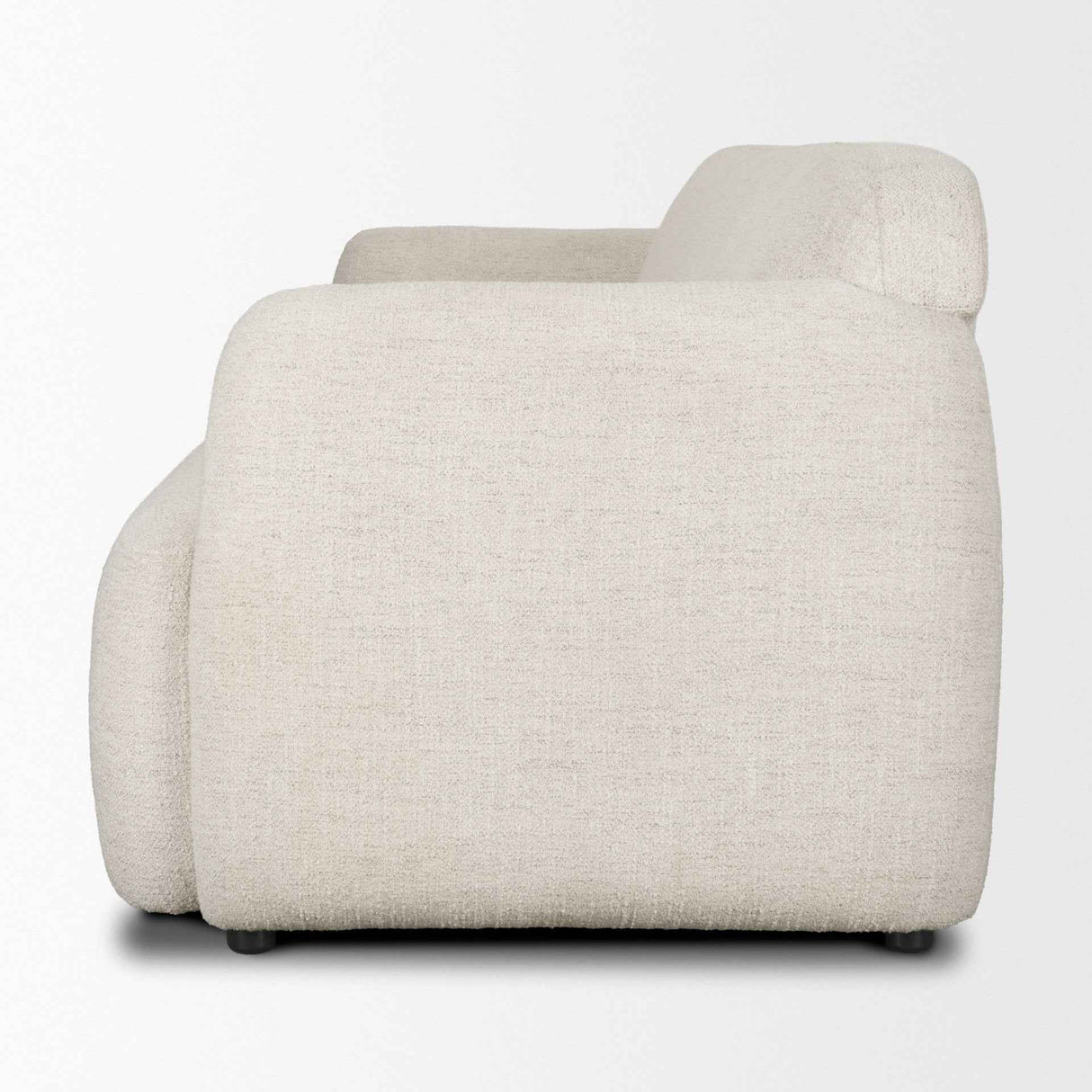 Saga Cream Fabric 3 Seater Sofa by Mercana at Eve Furniture
