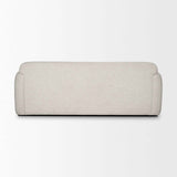 Saga Cream Fabric 3 Seater Sofa by Mercana at Eve Furniture