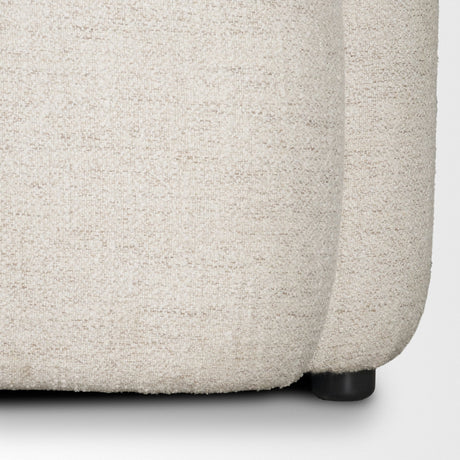 Saga Cream Fabric 3 Seater Sofa by Mercana at Eve Furniture