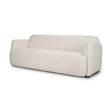 Saga Cream Fabric 3 Seater Sofa by Mercana at Eve Furniture