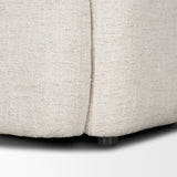 Saga Cream Fabric Upholstered Chair by Mercana at Eve Furniture