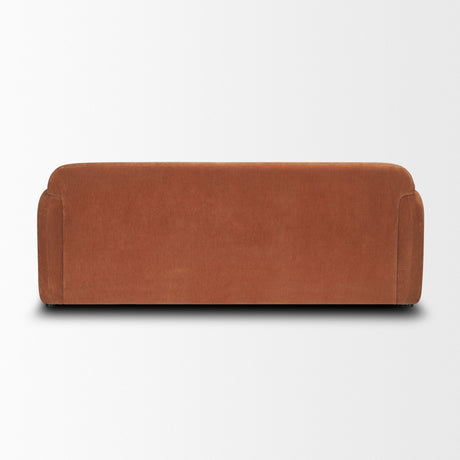 Saga Stonewashed Rust 90" Sofa by Mercana at Eve Furniture