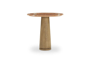 Sage Alicante Red Marble/Dark Brown Cafe Table by Moe's Home at Eve Furniture