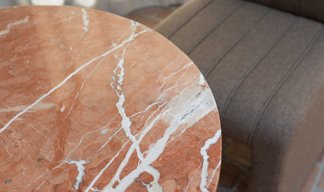 Sage Cafe Table Rosso Alicante Red Marble by Moe's Home at Eve Furniture