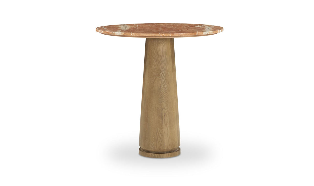 Sage Cafe Table Rosso Alicante Red Marble by Moe's Home at Eve Furniture