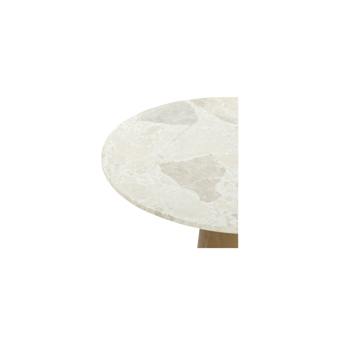 Sage Cosmos Beige Marble/Dark Brown Cafe Table by Moe's Home at Eve Furniture