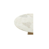 Sage Cosmos Beige Marble/Dark Brown Cafe Table by Moe's Home at Eve Furniture