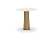 Sage Cosmos Beige Marble/Dark Brown Cafe Table by Moe's Home at Eve Furniture