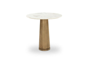 Sage Cosmos Beige Marble/Dark Brown Cafe Table by Moe's Home at Eve Furniture