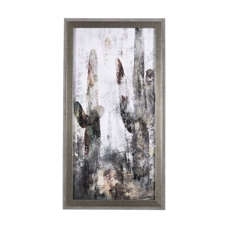 Saguaro Forest 31 by Scott Brems a Hand Embellished Textured Framed Art Print by Mercana at Eve Furniture