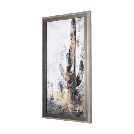 Saguaro Forest 32 by Scott Brems a Hand Embellished Textured Framed Art Print by Mercana at Eve Furniture