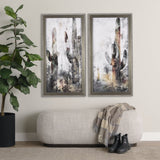 Saguaro Forest 32 by Scott Brems a Hand Embellished Textured Framed Art Print by Mercana at Eve Furniture